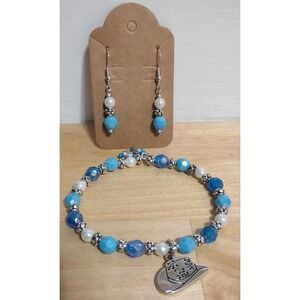 Cowgirl Chic Bracelet and Earring Set